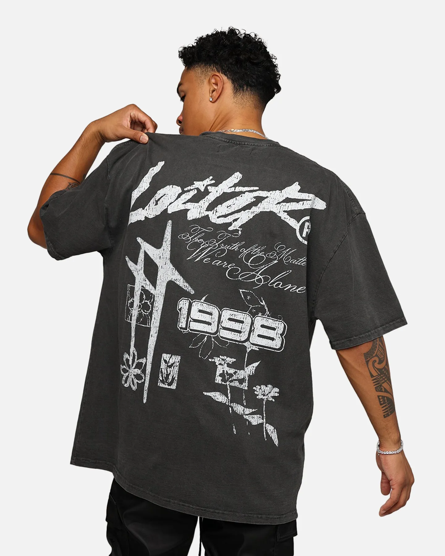 Loiter Firing Range Vintage T-Shirt Black Wash Timeless Fashion Cozy Wardrobe