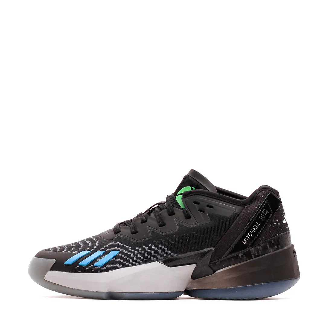 Ultimate Traction Lace Lock Technology Adidas Basketball Men D.O.N. Issue 4 Black HR0714