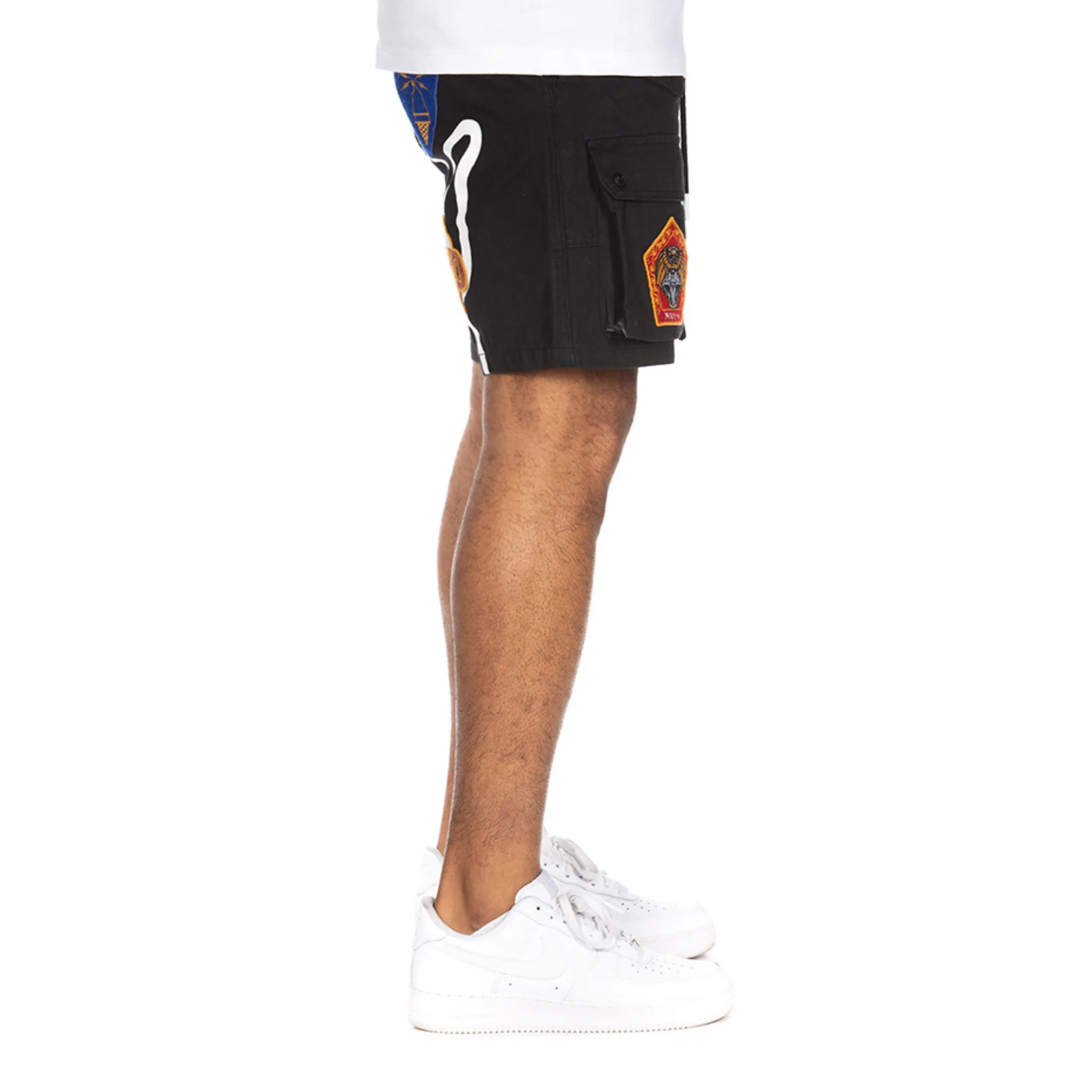 Icecream Chopped Shorts (Black) Pure Fit