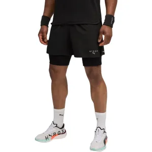 PUMA HYROX 2in1 TRAIN Mens SHORT Black Easy Flex