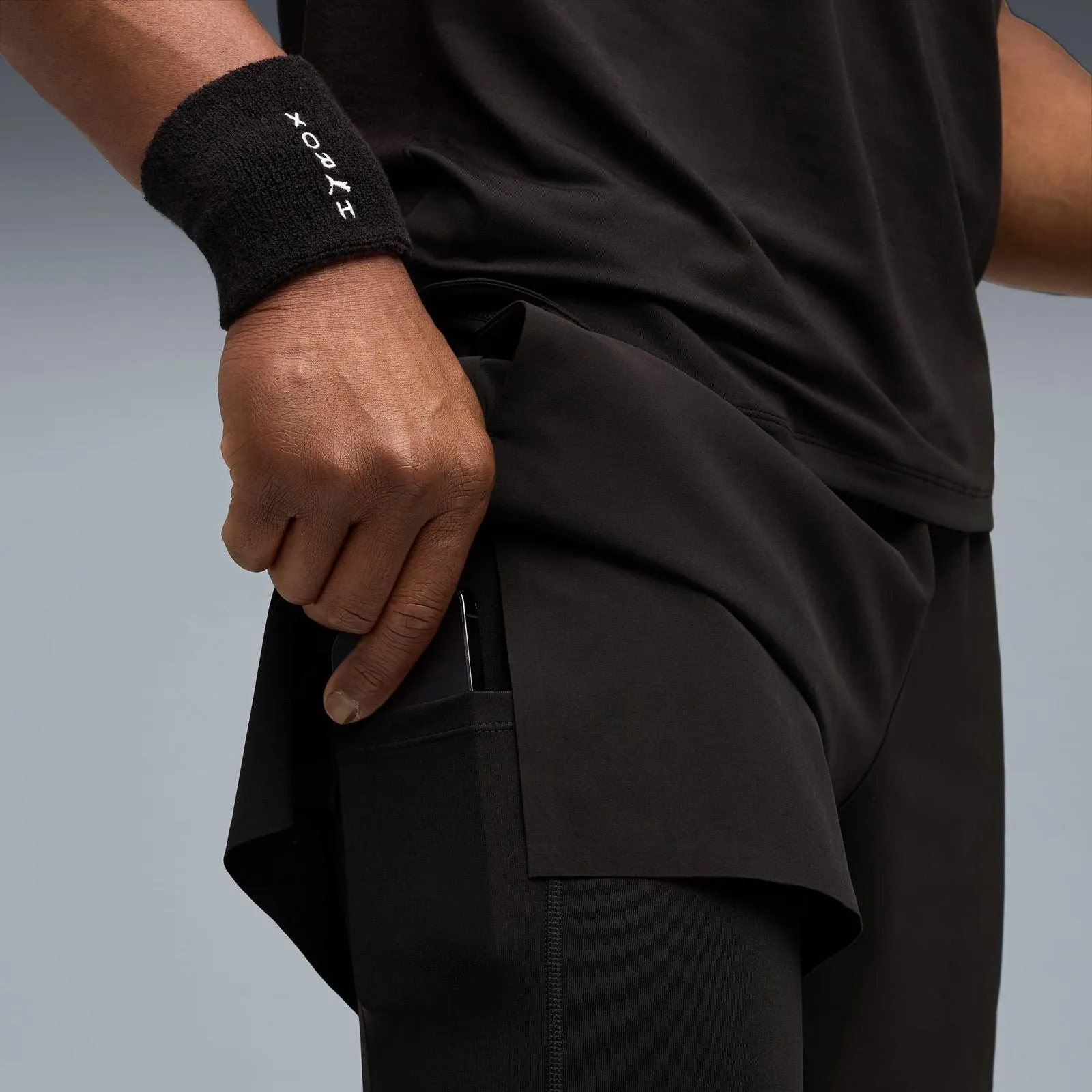 PUMA HYROX 2in1 TRAIN Mens SHORT Black Concert wear Flex Waist System