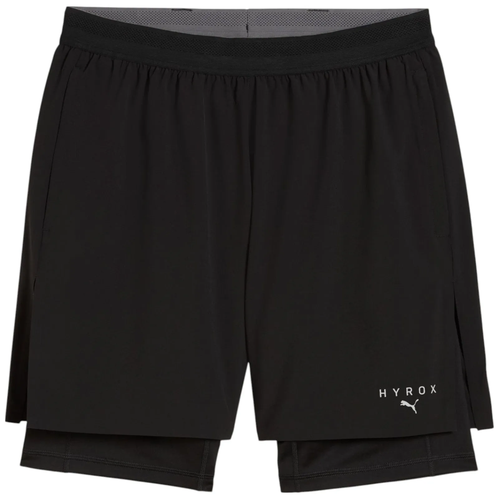 PUMA HYROX 2in1 TRAIN Mens SHORT Black swimming accessory