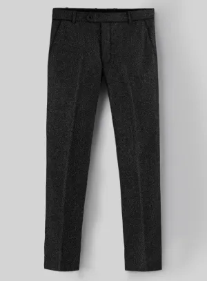 Classic Business Wear Highlander Heavy Heritage Charcoal Tweed Pants