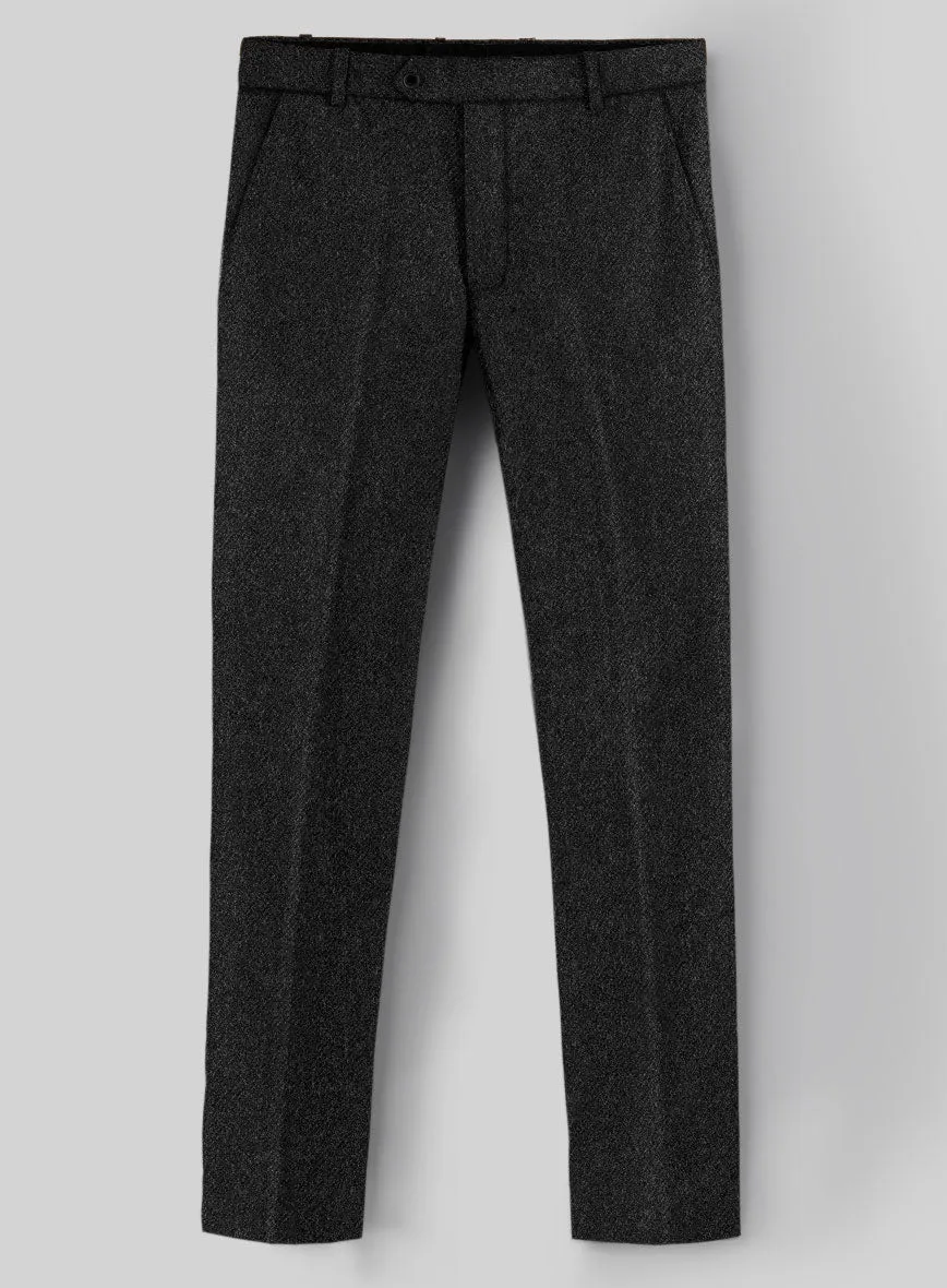 Classic Business Wear Highlander Heavy Heritage Charcoal Tweed Pants