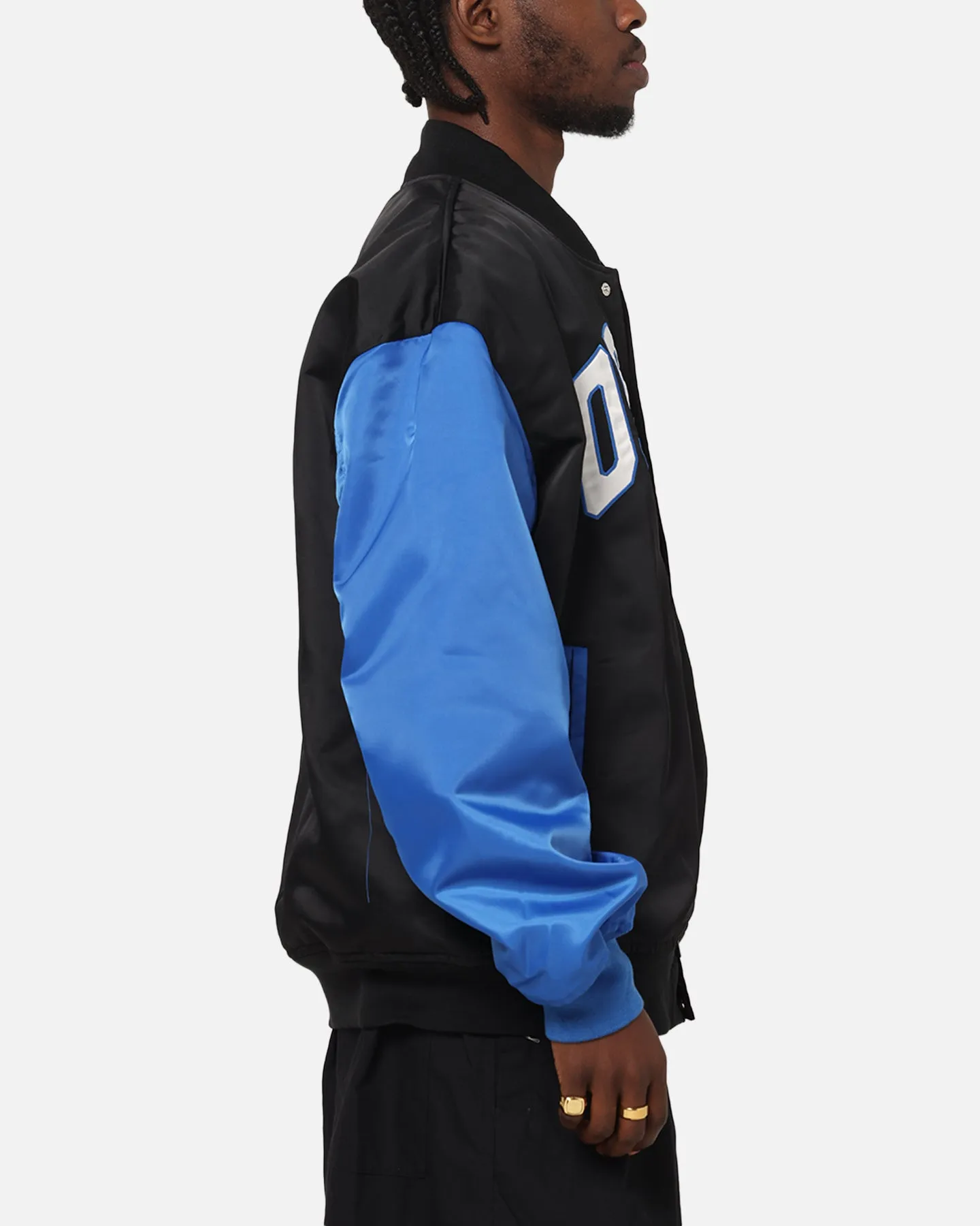 Jordan Brooklyn Collegiate Varsity Jacket Black/Blue Hiking Vibe