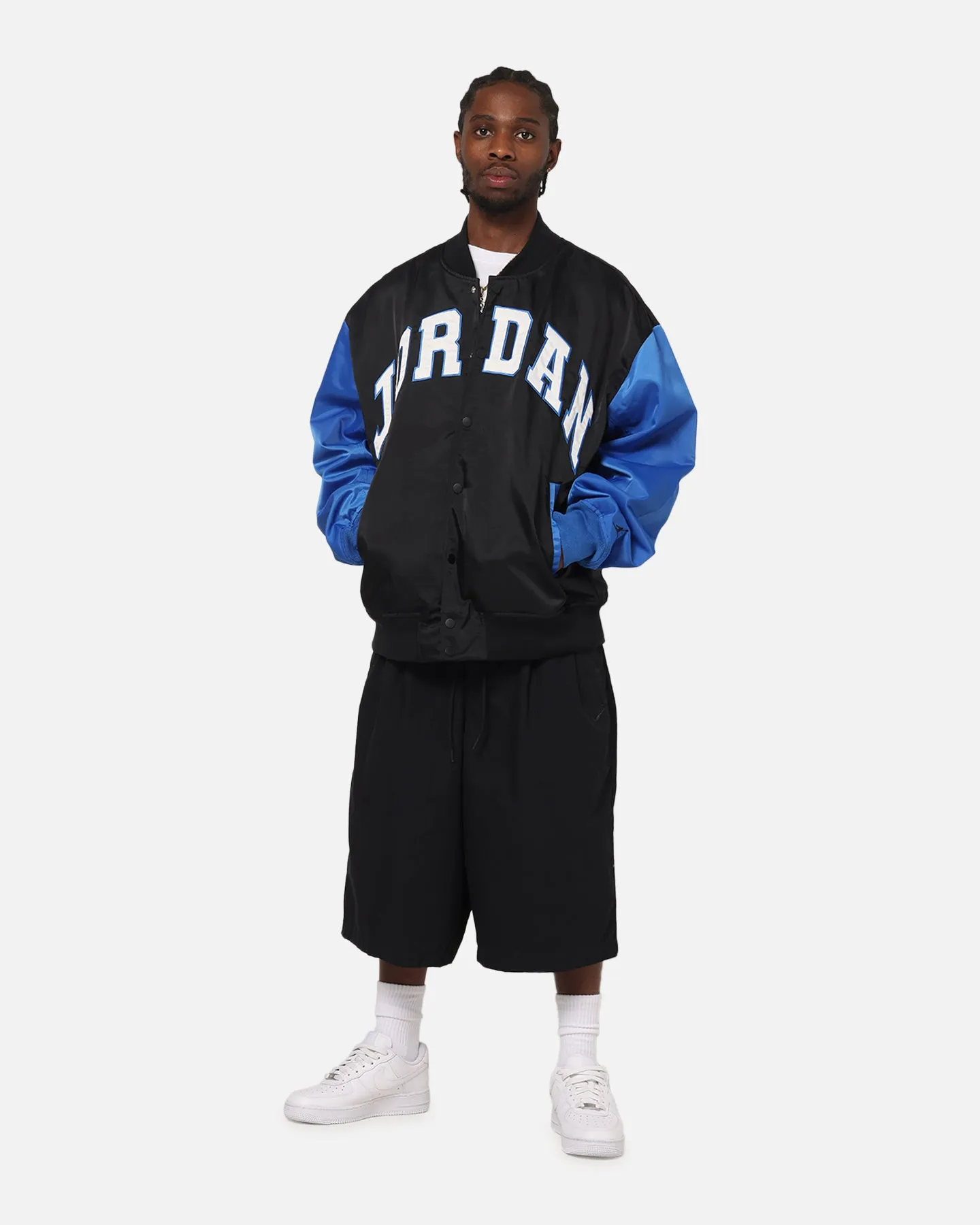 Protective Style Jordan Brooklyn Collegiate Varsity Jacket Black/Blue