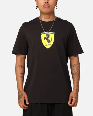Puma X Scuderia Ferrari Race Big Shield T-Shirt Black Cozy Design