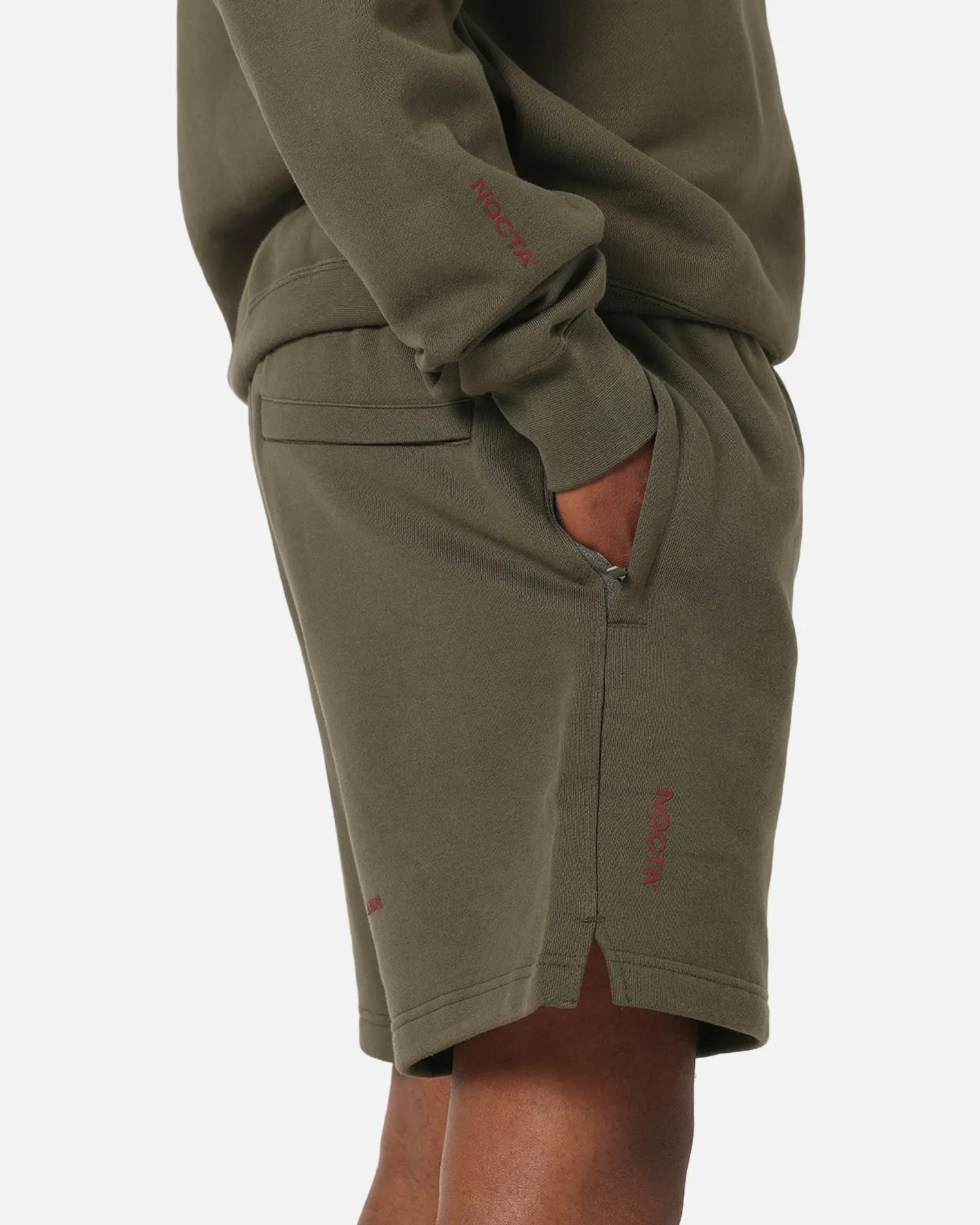 Nike Nocta Fleece CS Fleece Shorts Khaki back-to-school