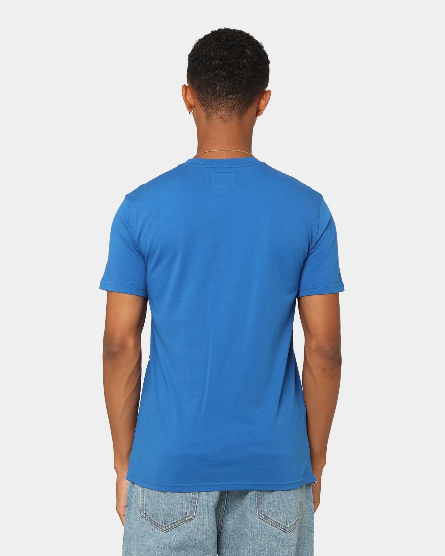 Multi Panel Design Carr?? Staple T-Shirt Blue