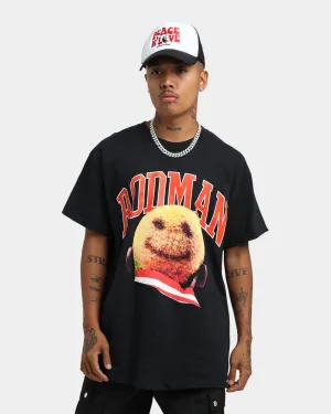 Rodman Brand Rodman Hair T-Shirt Black Double Stitched Seams