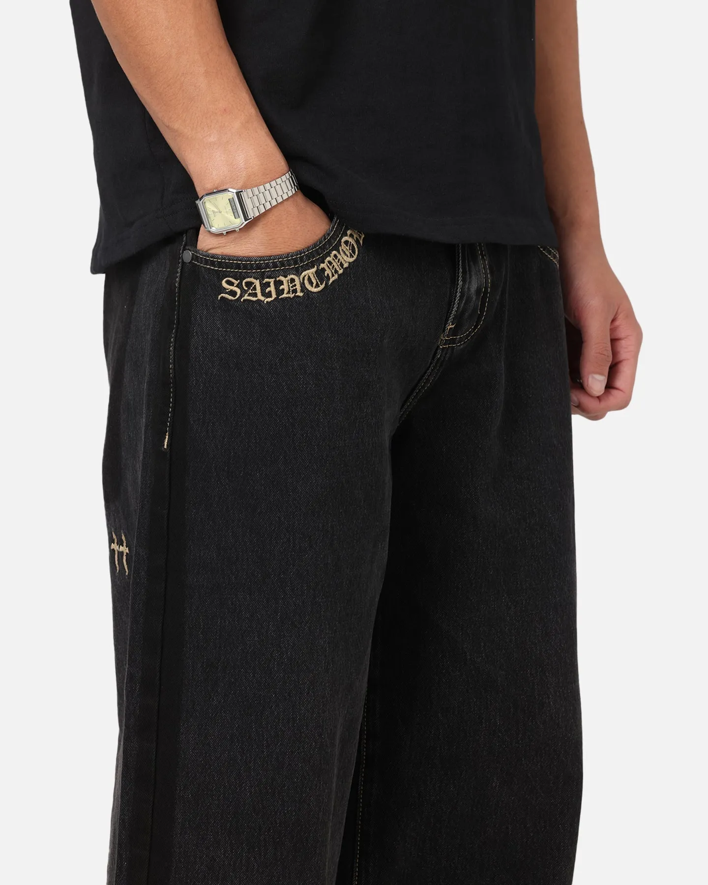 Move Comfort Saint Morta Amplus Rodeo Drive Recon Jeans Black Shadow
