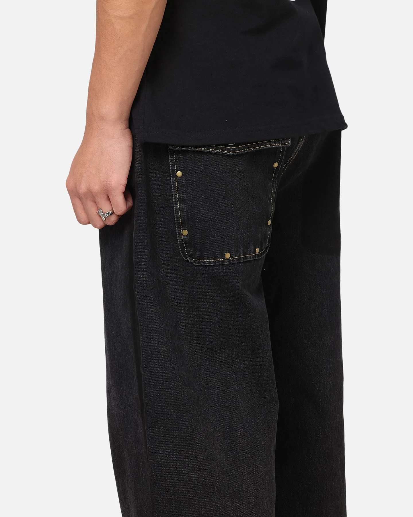 Comfortable Movement Saint Morta Amplus Rodeo Drive Recon Jeans Black Shadow
