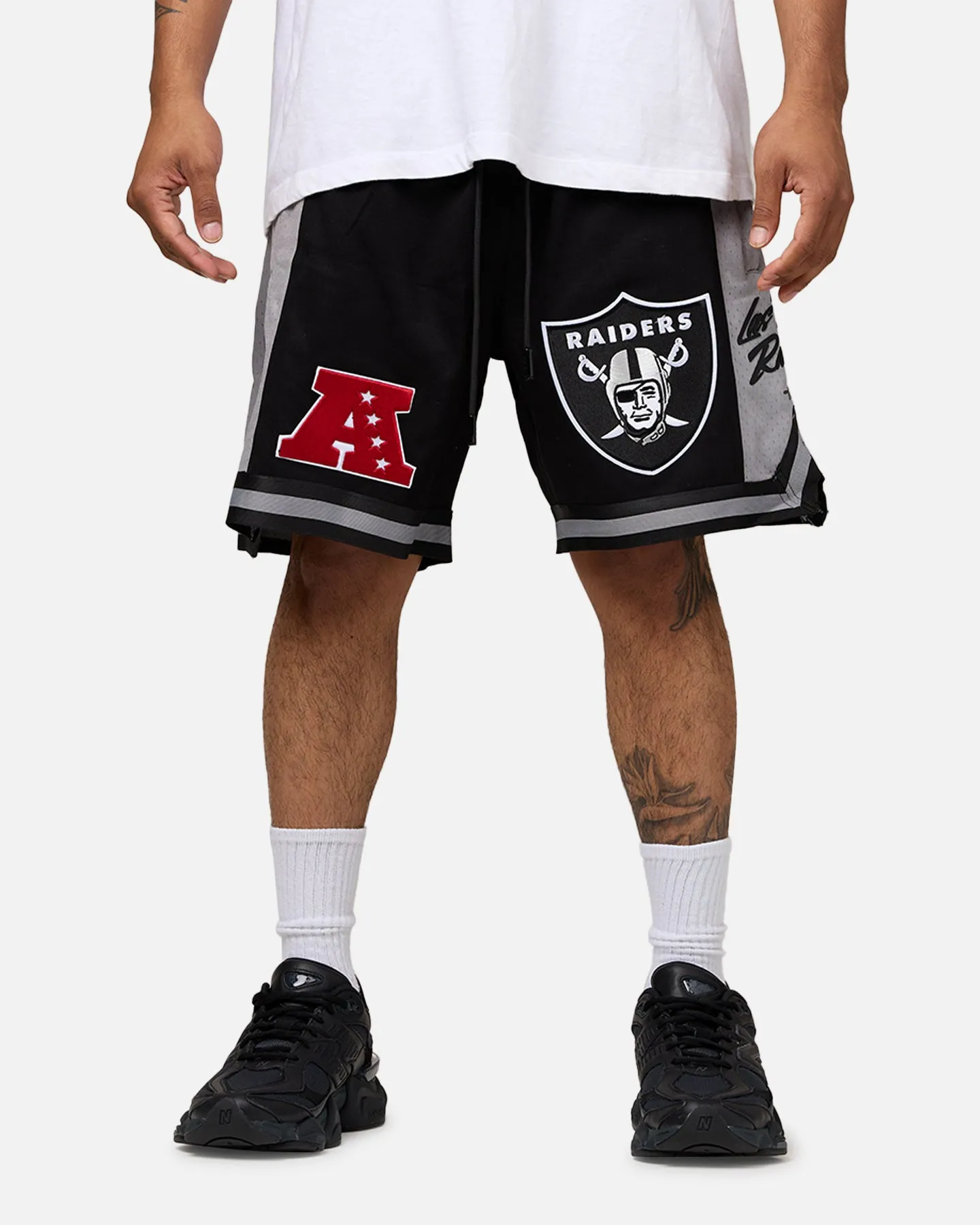 Pro Standard Las Vegas Raiders Fast Lane DK 2.0 Shorts Black Slim Fit Wear Unisex