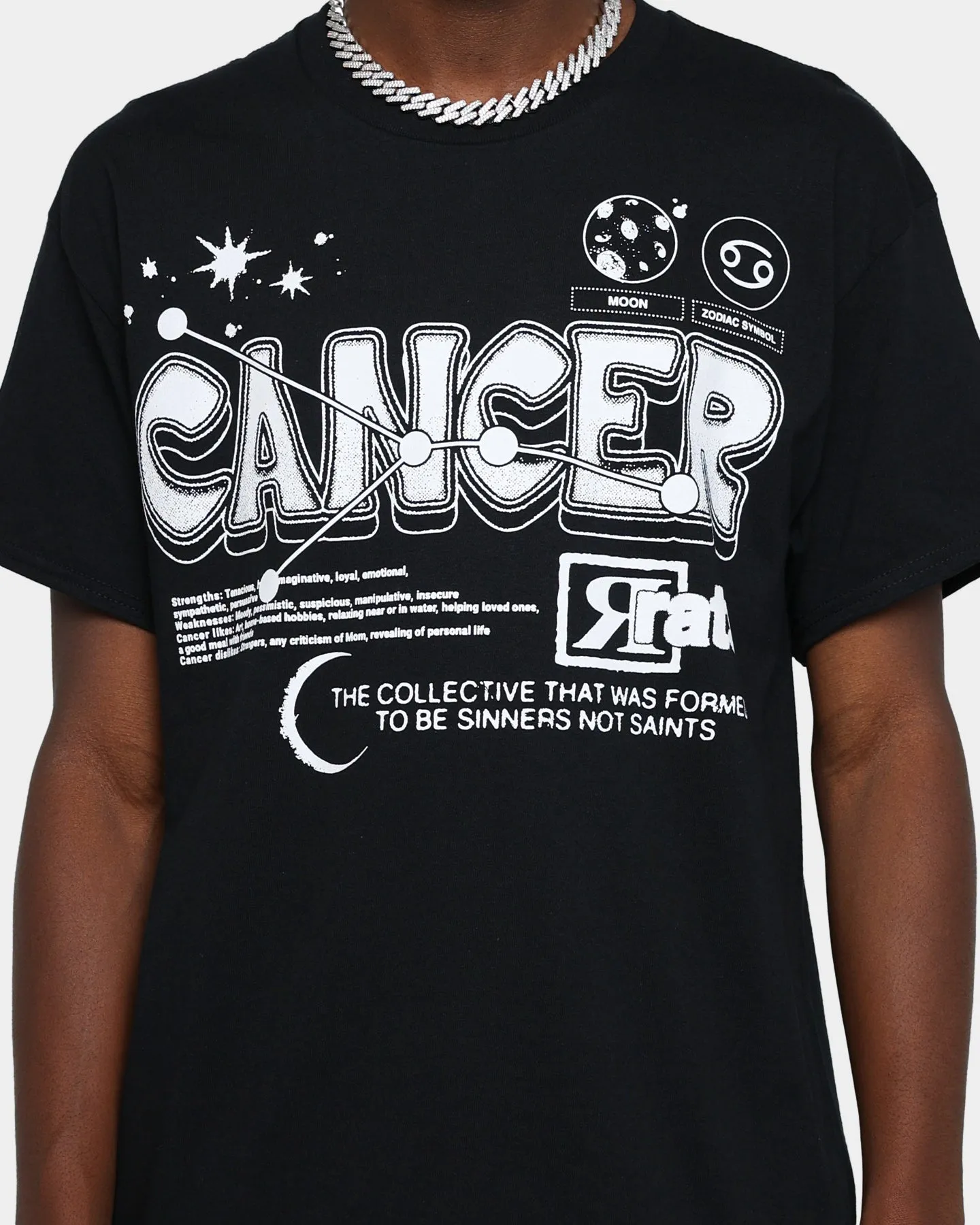 Non Toxic Printing Rats Get Fat Cancer T-Shirt Black