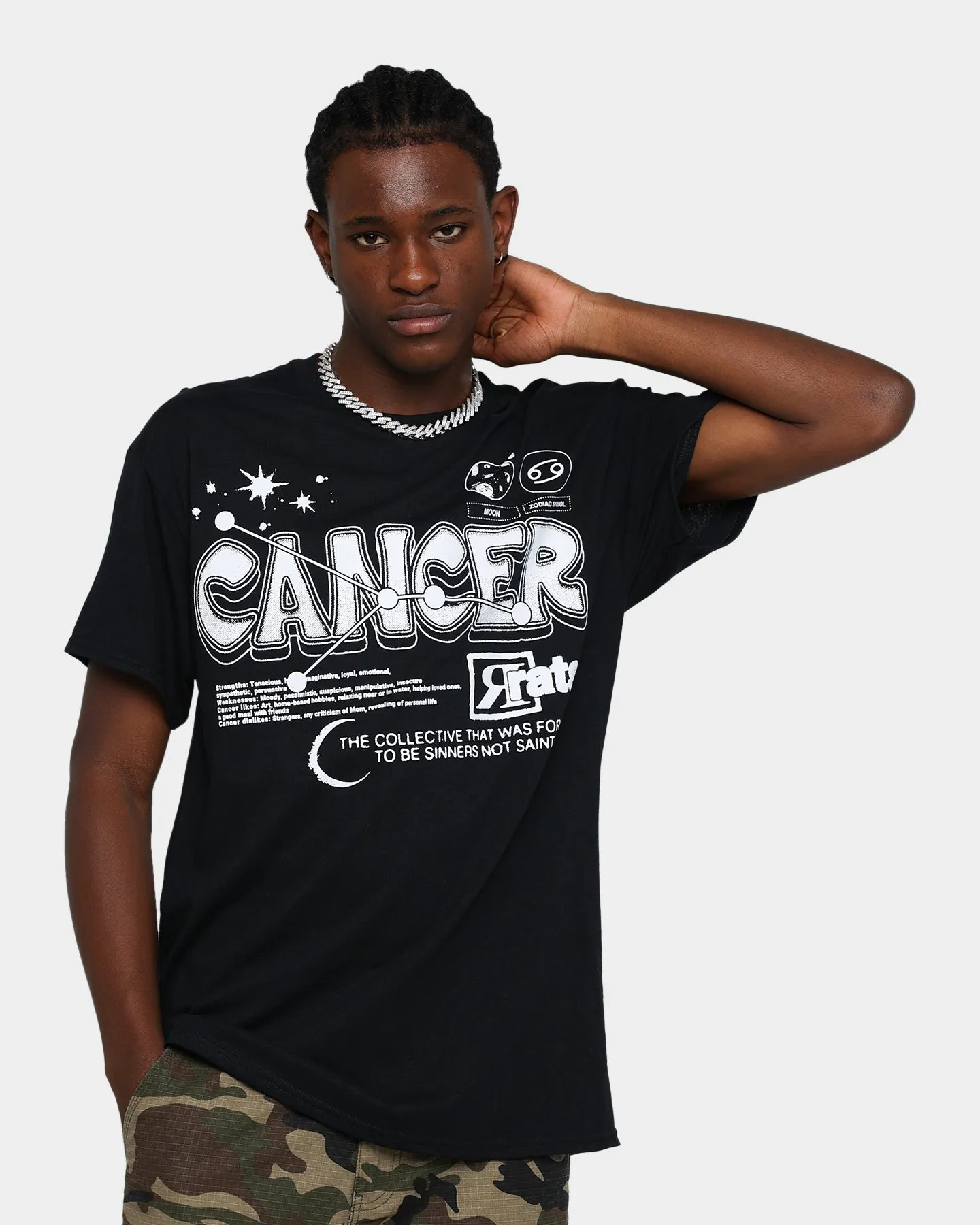 Weekend Fashion Rats Get Fat Cancer T-Shirt Black