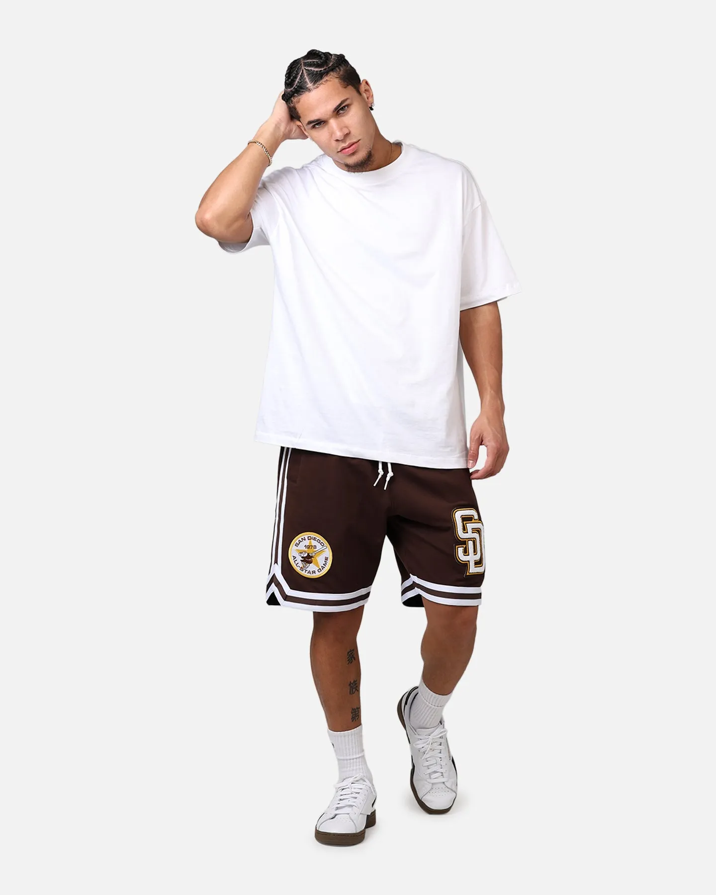 Soft Waist New Era San Diego Padres 'Logo Select Official Team Colors' Shorts OTC