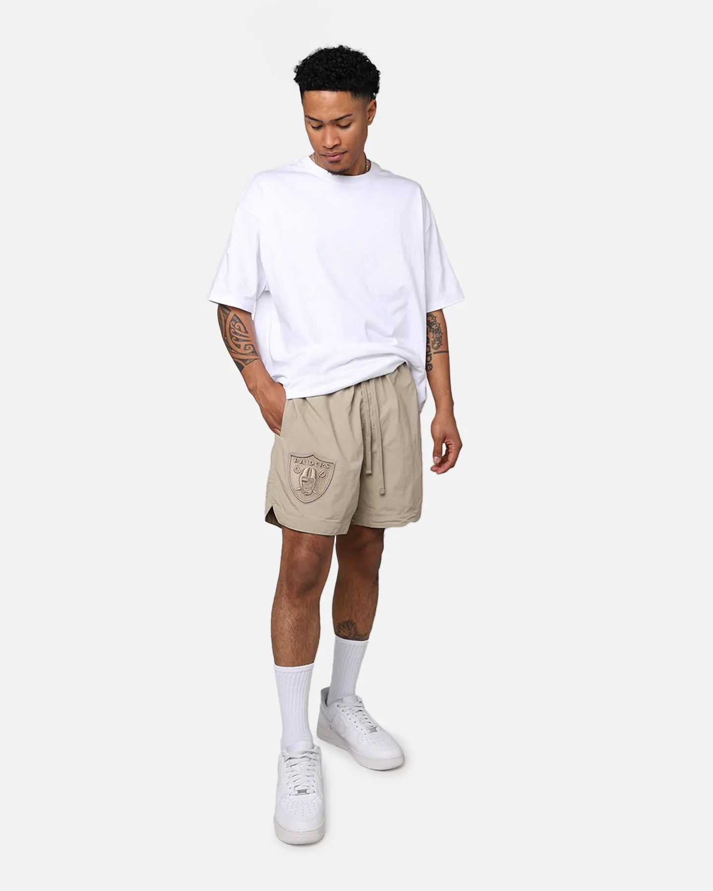 Unique Pattern Pro Standard Las Vegas Raiders Neutral 2.0 Shorts Taupe