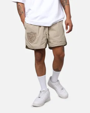 Pro Standard Las Vegas Raiders Neutral 2.0 Shorts Taupe Cozy Feel