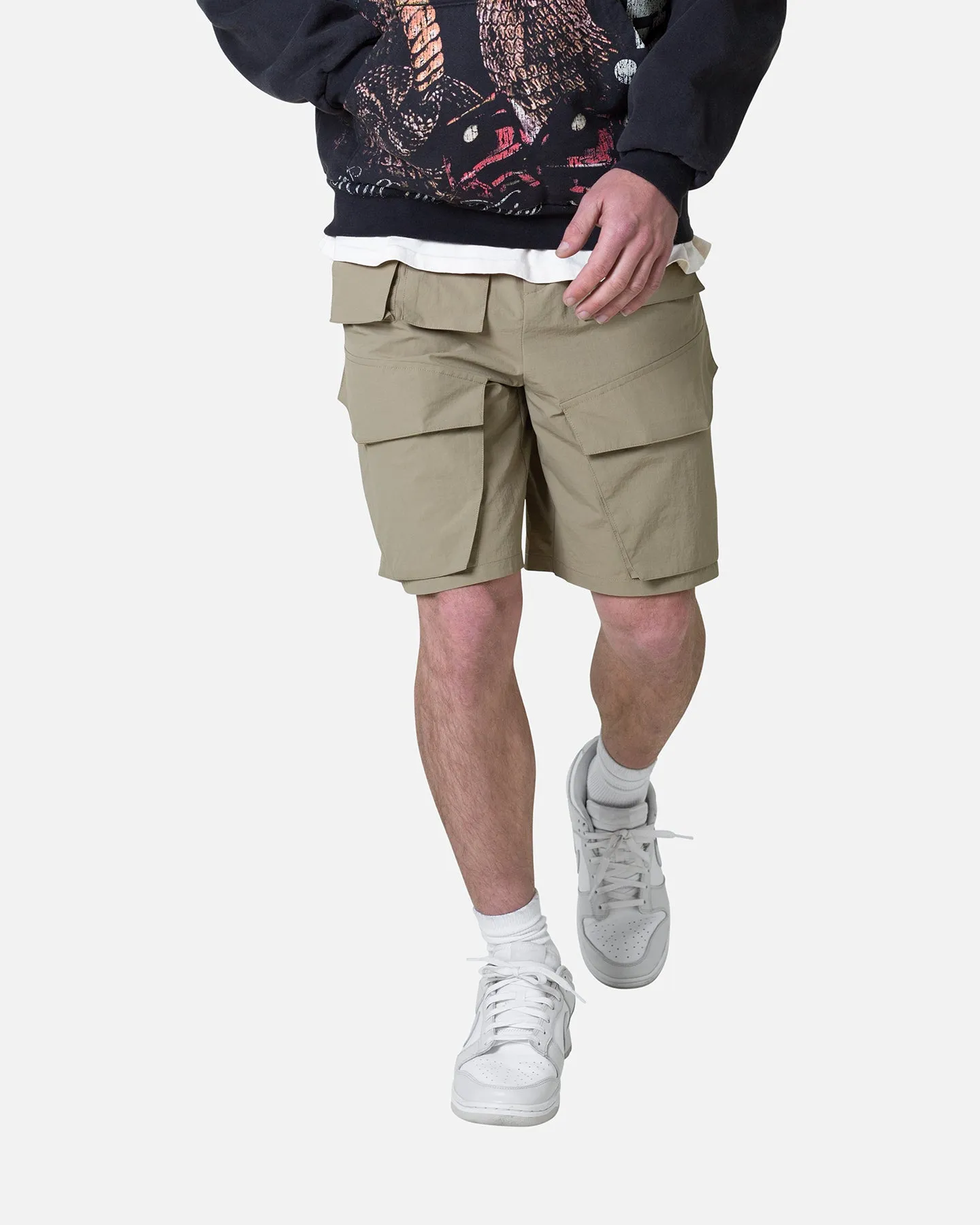 water sports gear MNML Nylon Cargo Traveler Shorts Sand