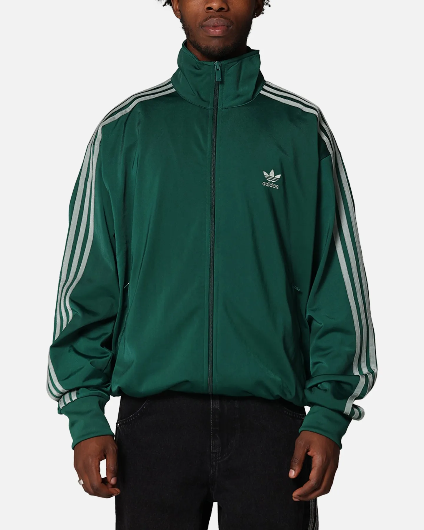 Minimal Warmth Adidas Firebird Track Jacket Green