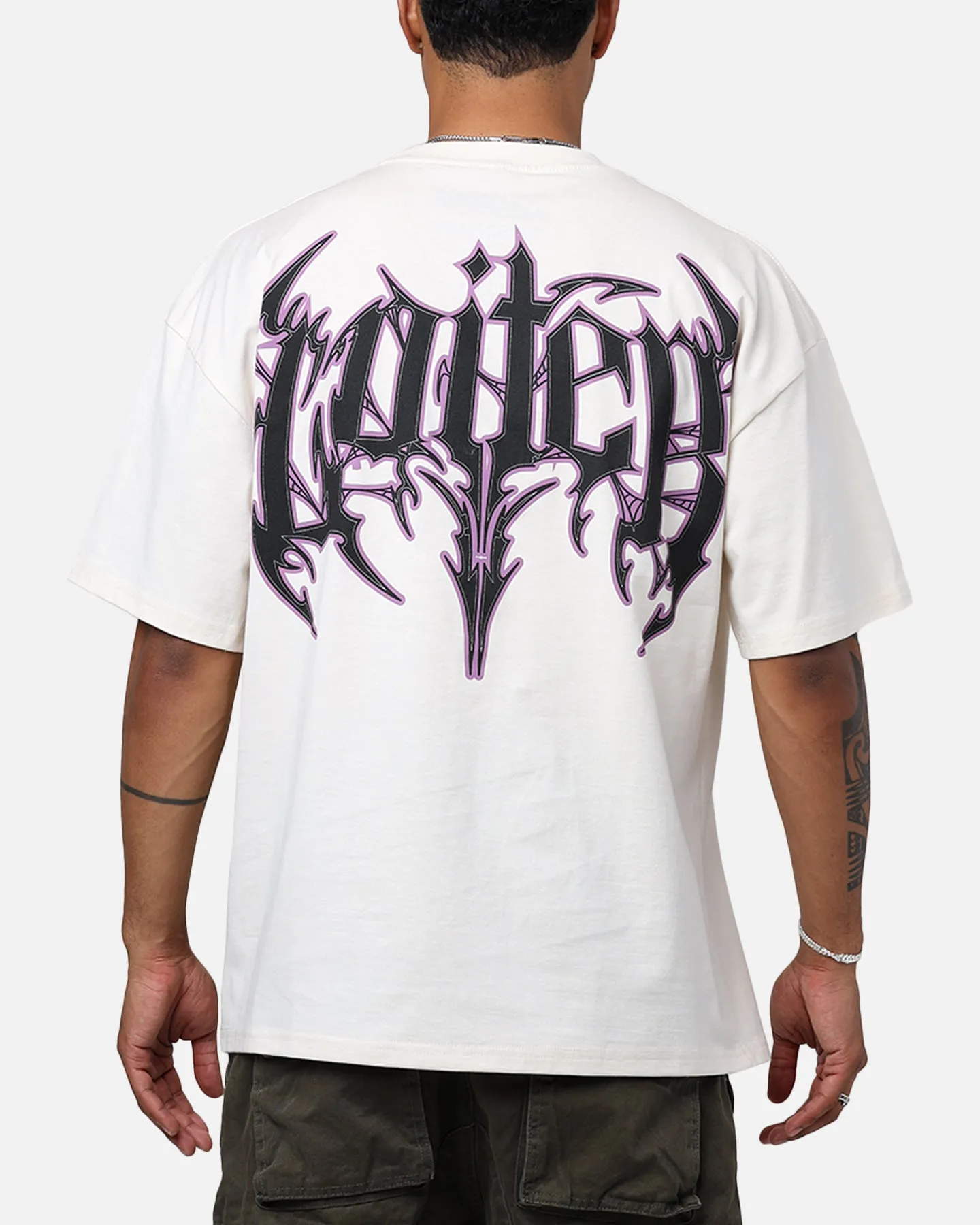 Moisture Wicking Technology Loiter Metal T-Shirt Off-White