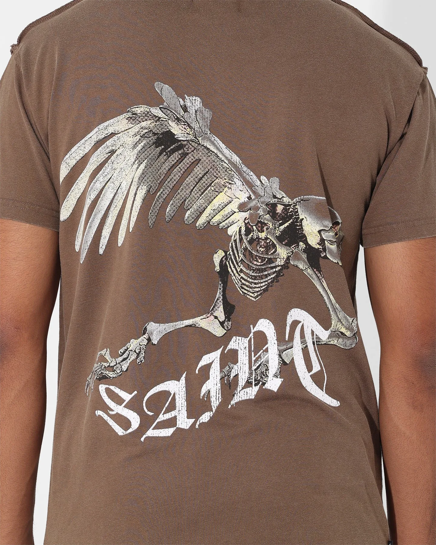 Saint Morta Departed Lafayette T-Shirt Vintage Brown Trendy Design FadeResistantPrint
