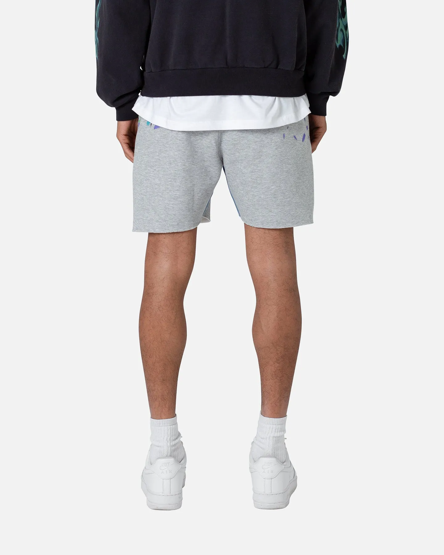 MNML Contrast Paneled Sweatshorts Grey Quick Dry Wear Fit sustainable product