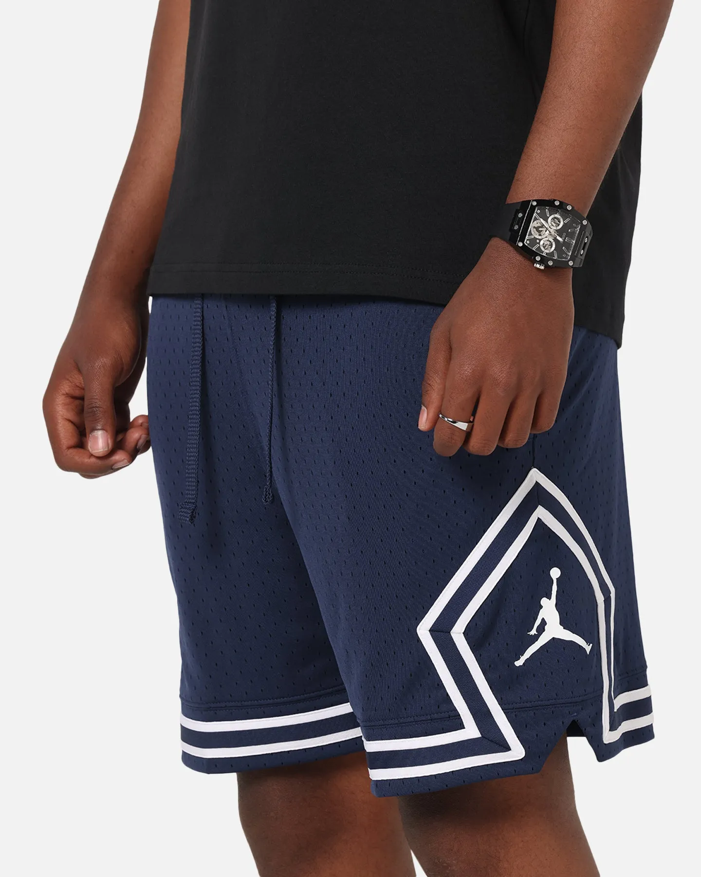 No Pressure Fit High-Performance Fit Jordan Dri-FIT Sport Diamond Shorts Midnight Navy/White