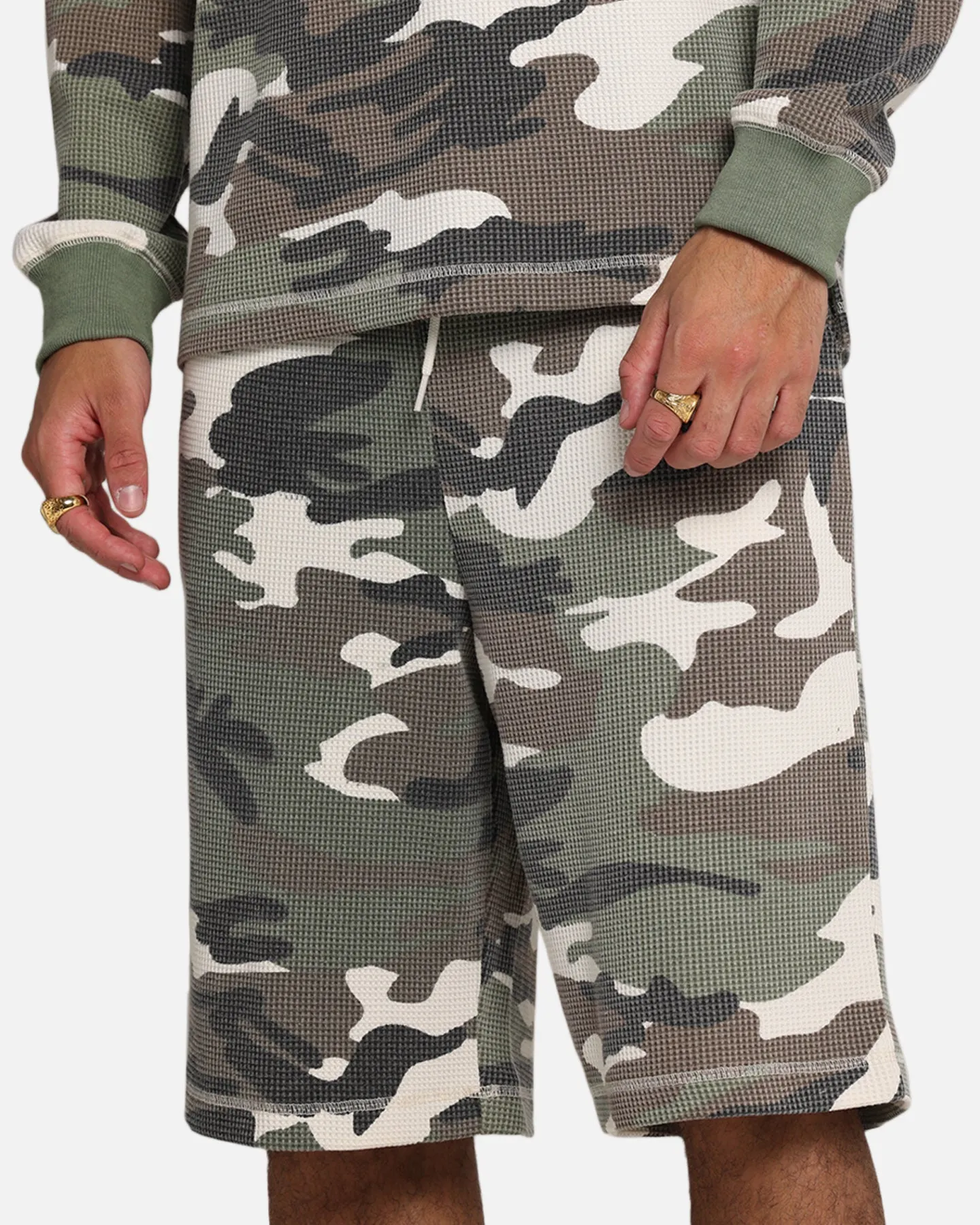 XXIII Printed Thermal Shorts Camo fade resistant color Clean Mood