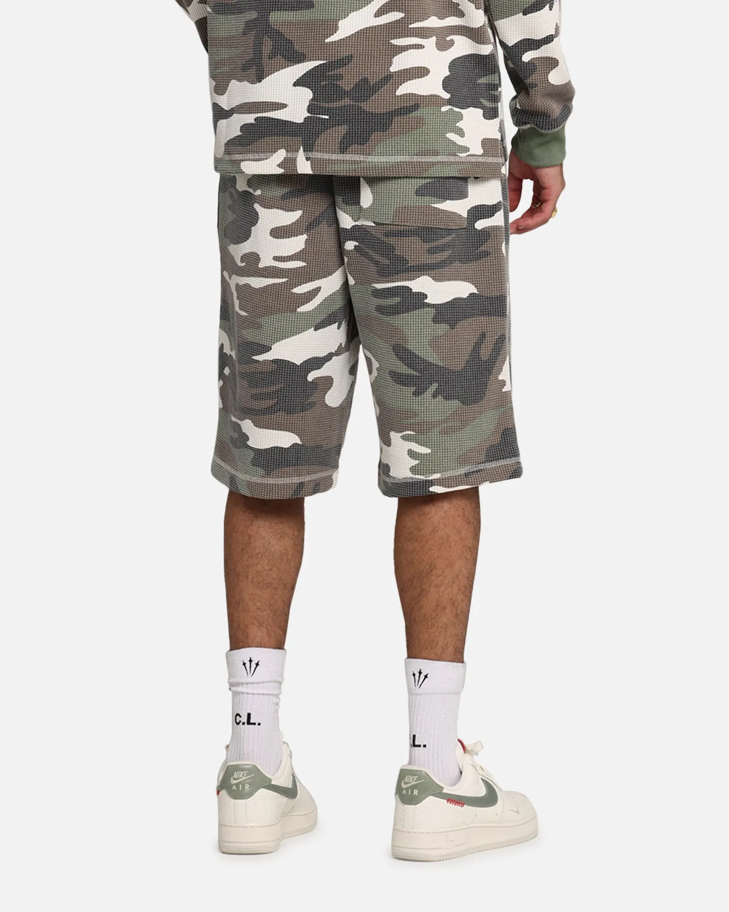 XXIII Printed Thermal Shorts Camo Day Trip Wear Chill Vibes Fit