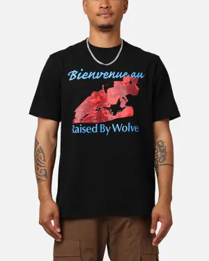Lightweight Style Raised By Wolves Welcome T-Shirt Black