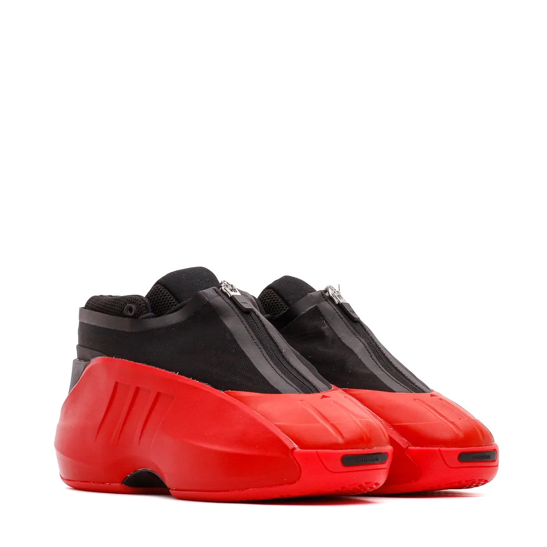 Adidas Basketball Men Crazy IIInfinity Red Black IF4540 Shock   Resistant Sock Like Fit