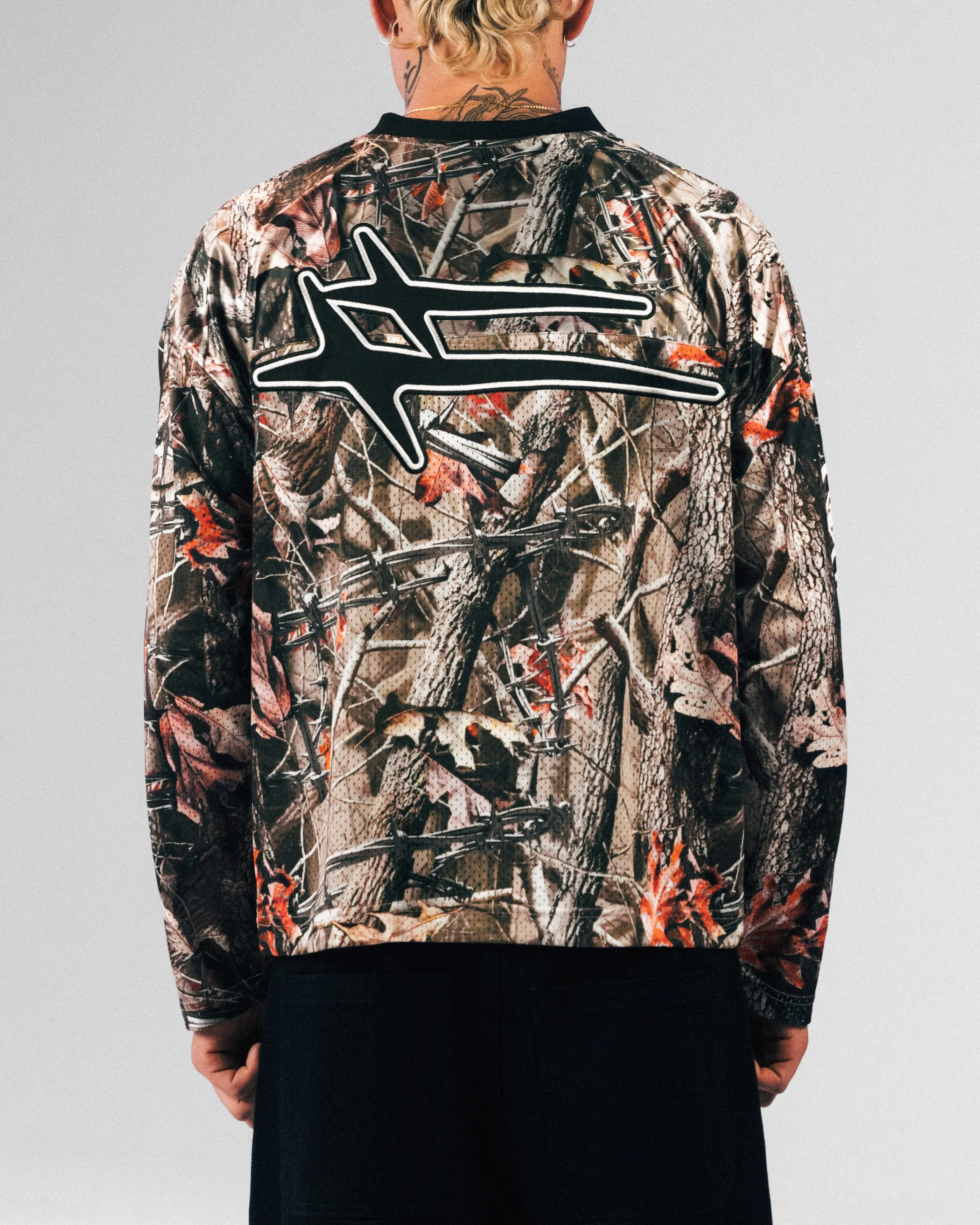 Loiter Long Sleeve Training Jersey Real Treet Camo HighVisibility