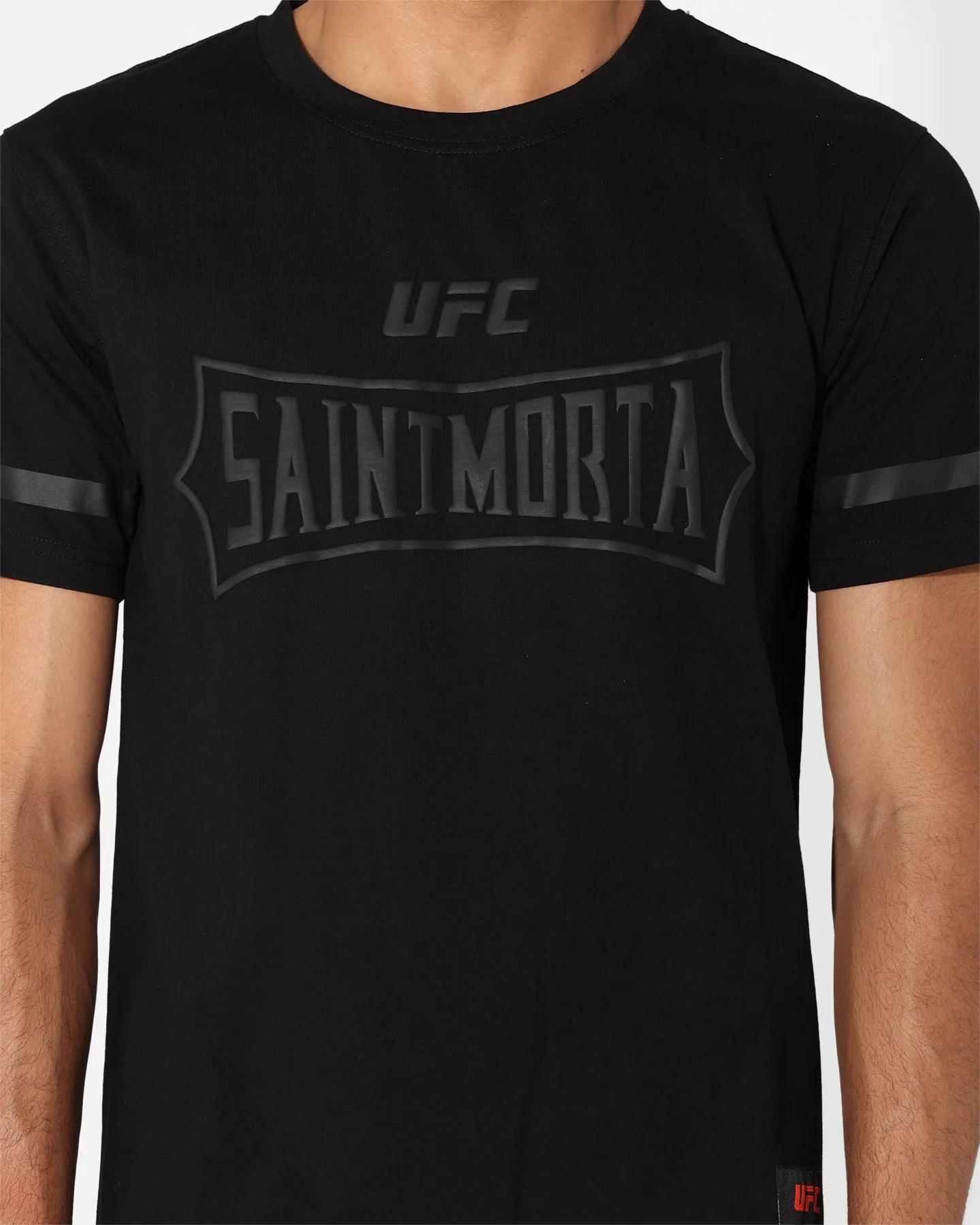SeamlessSidePanels Saint Morta X UFC Championship El Duplo T-Shirt Black/Grey