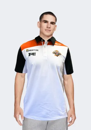 ISC Men??s Wests Tigers Polo White Urban Casual