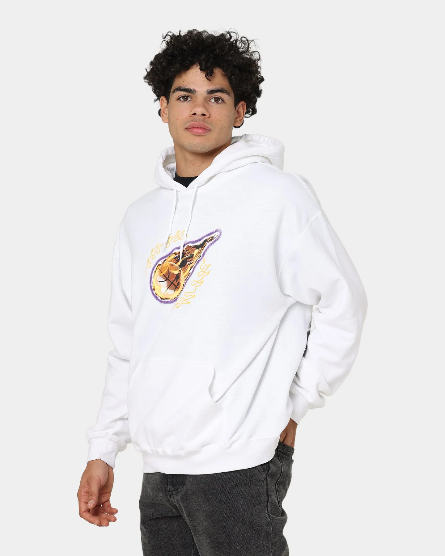Wool blend Goat Crew Space Slam Hoodie White