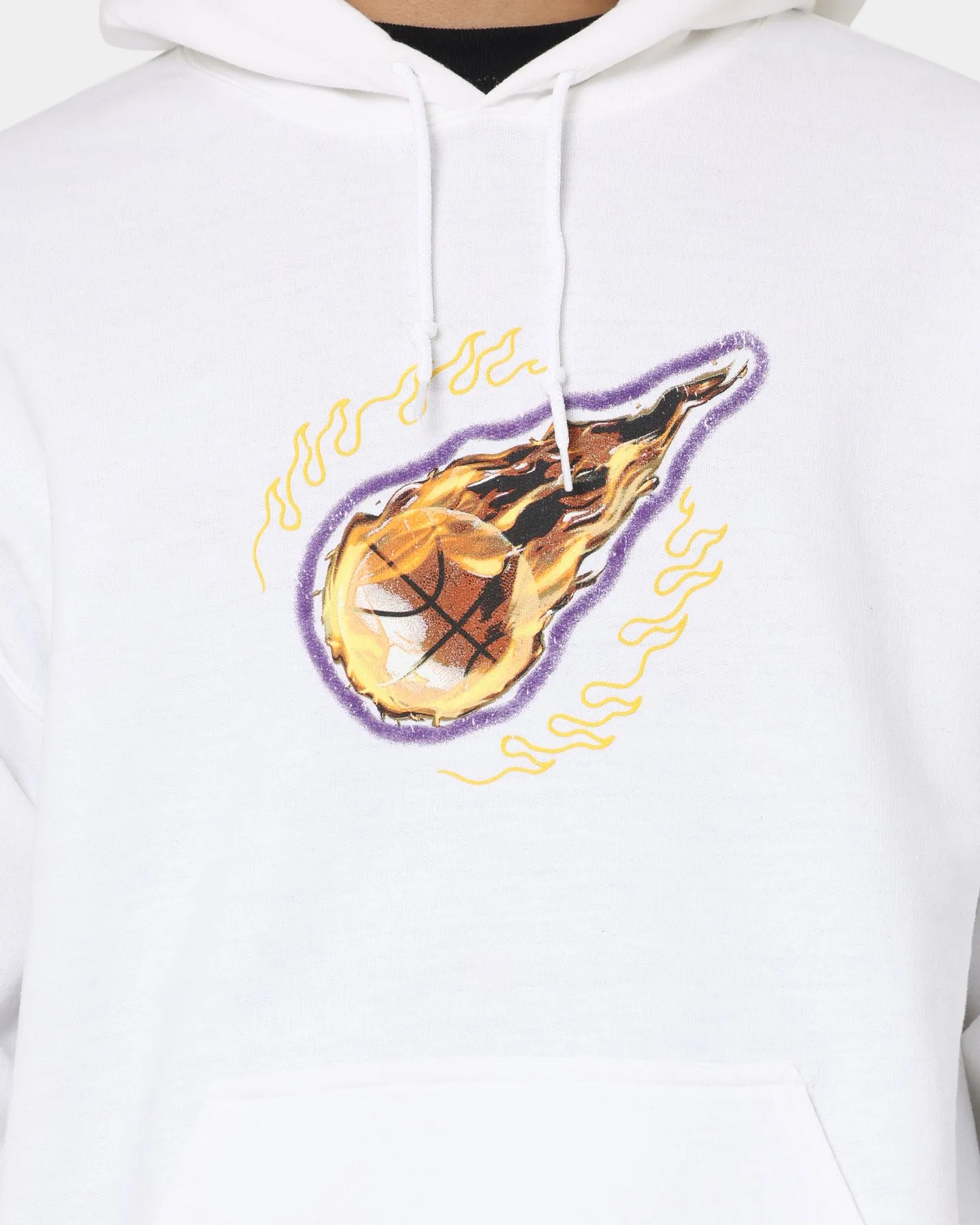 Goat Crew Space Slam Hoodie White Street Edge Pig like