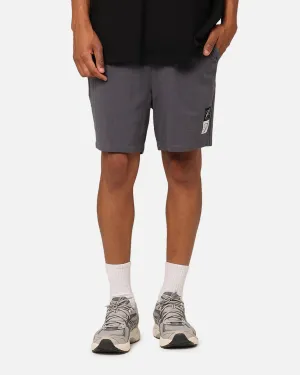 Carre Luxe Linen Shorts Grey Coastal Style