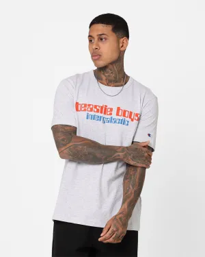 Champion X Beastie Boys Intergalactic T-Shirt Oxford Heather Minimal Outfit