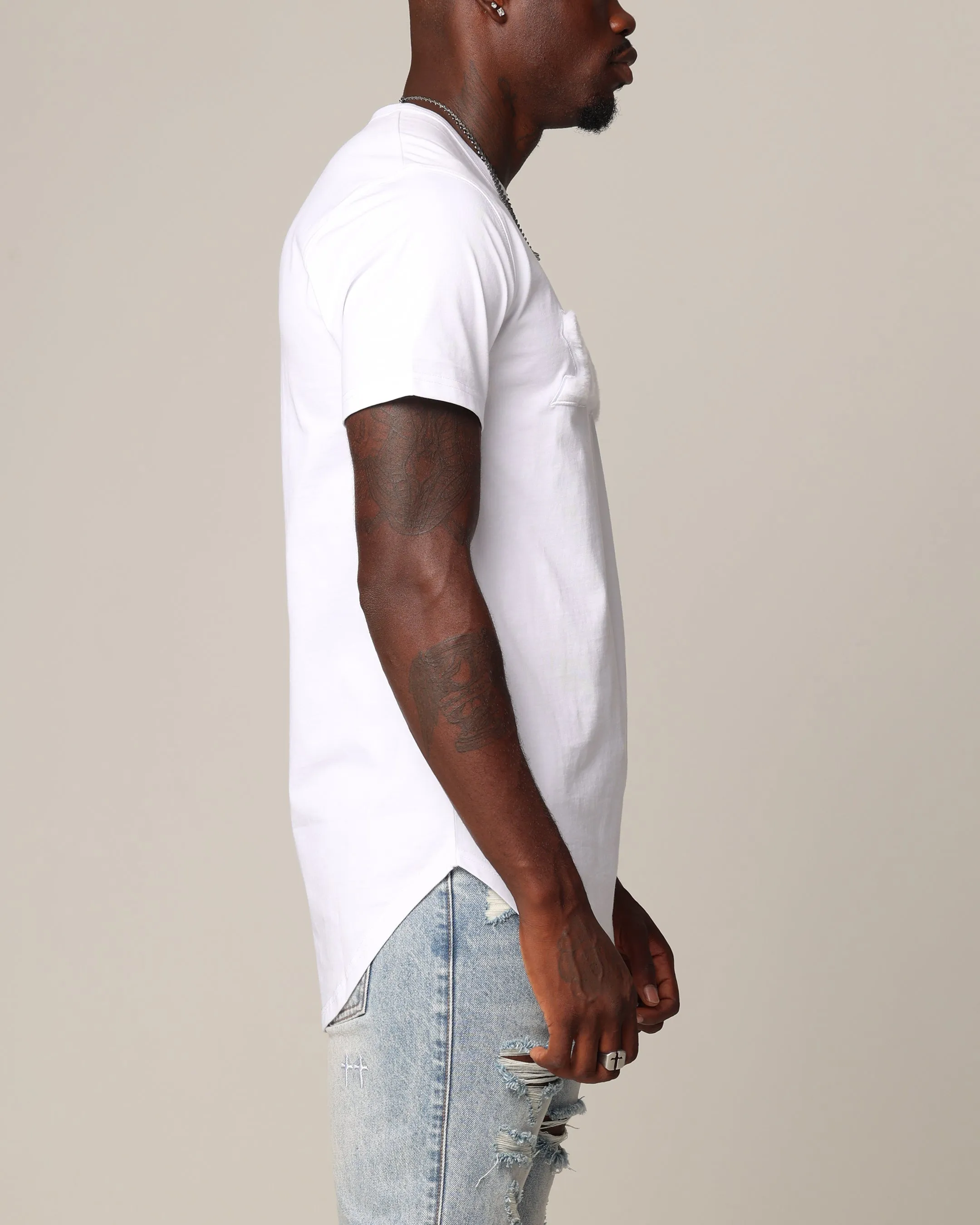 Saint Morta Fein El Duplo T-Shirt White/White TemperatureControl Fabric