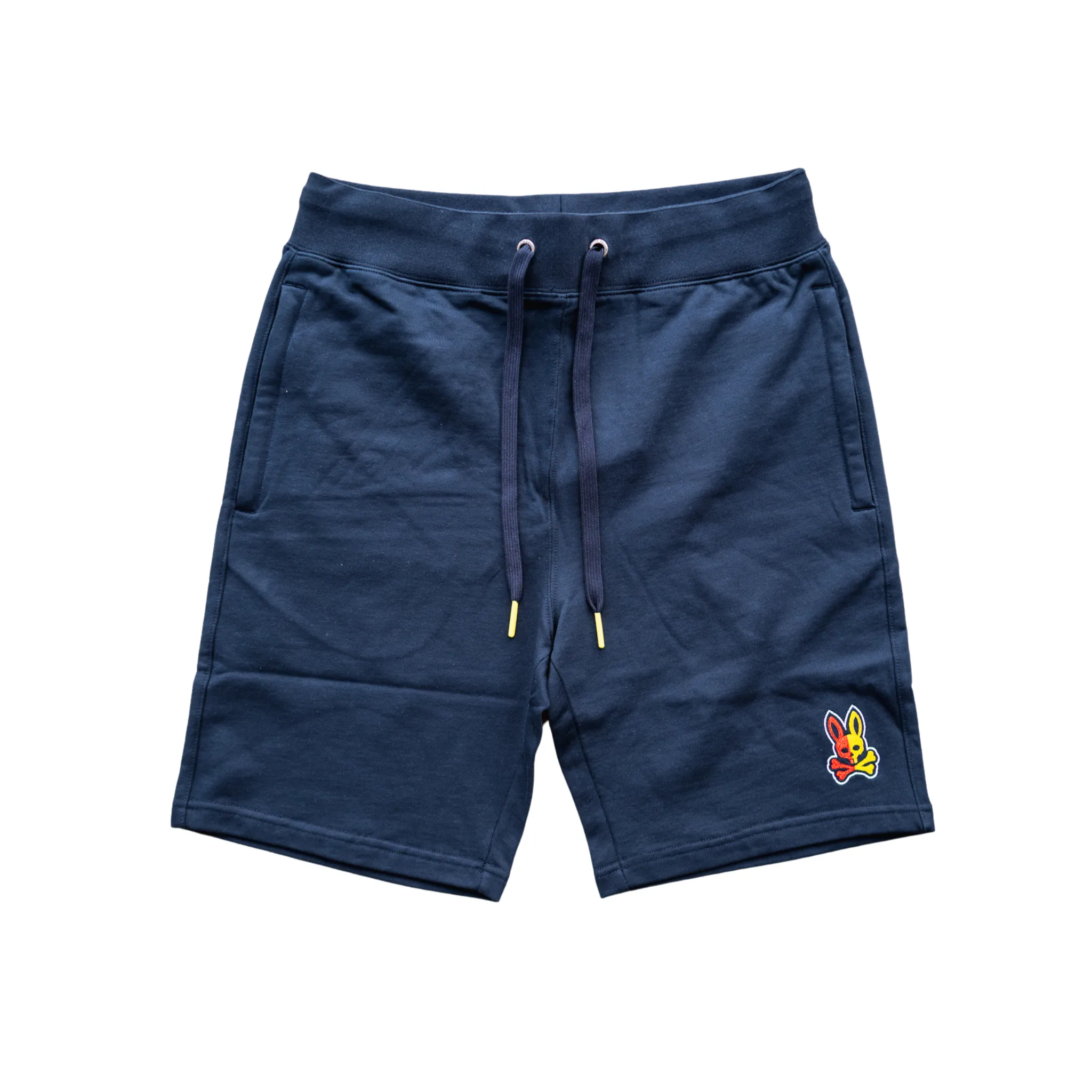 EcoFriendlyDyeProcess Psycho Bunny Cooper Split Bunny Logo Sweat Shorts (Navy)