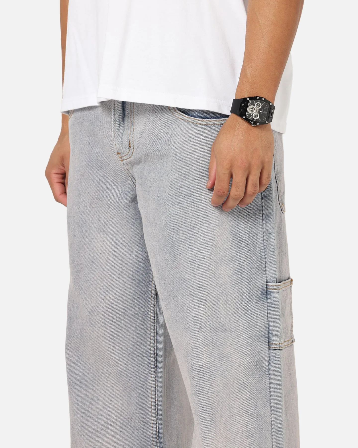 Saint Morta Amplus Vintage Jeans Washed Purple Premium Quality