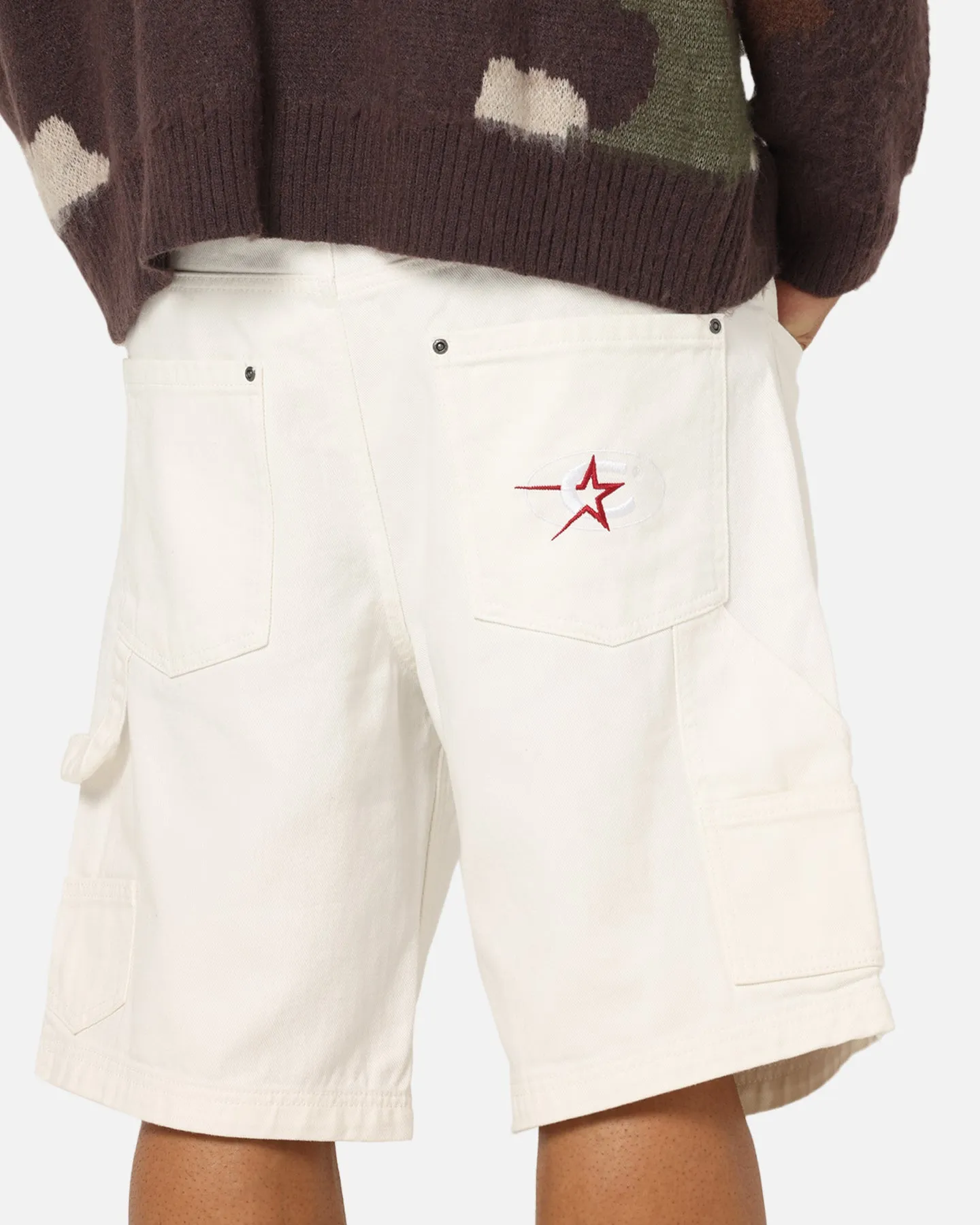 Carre Carpenter Jorts Off White Soft Motion