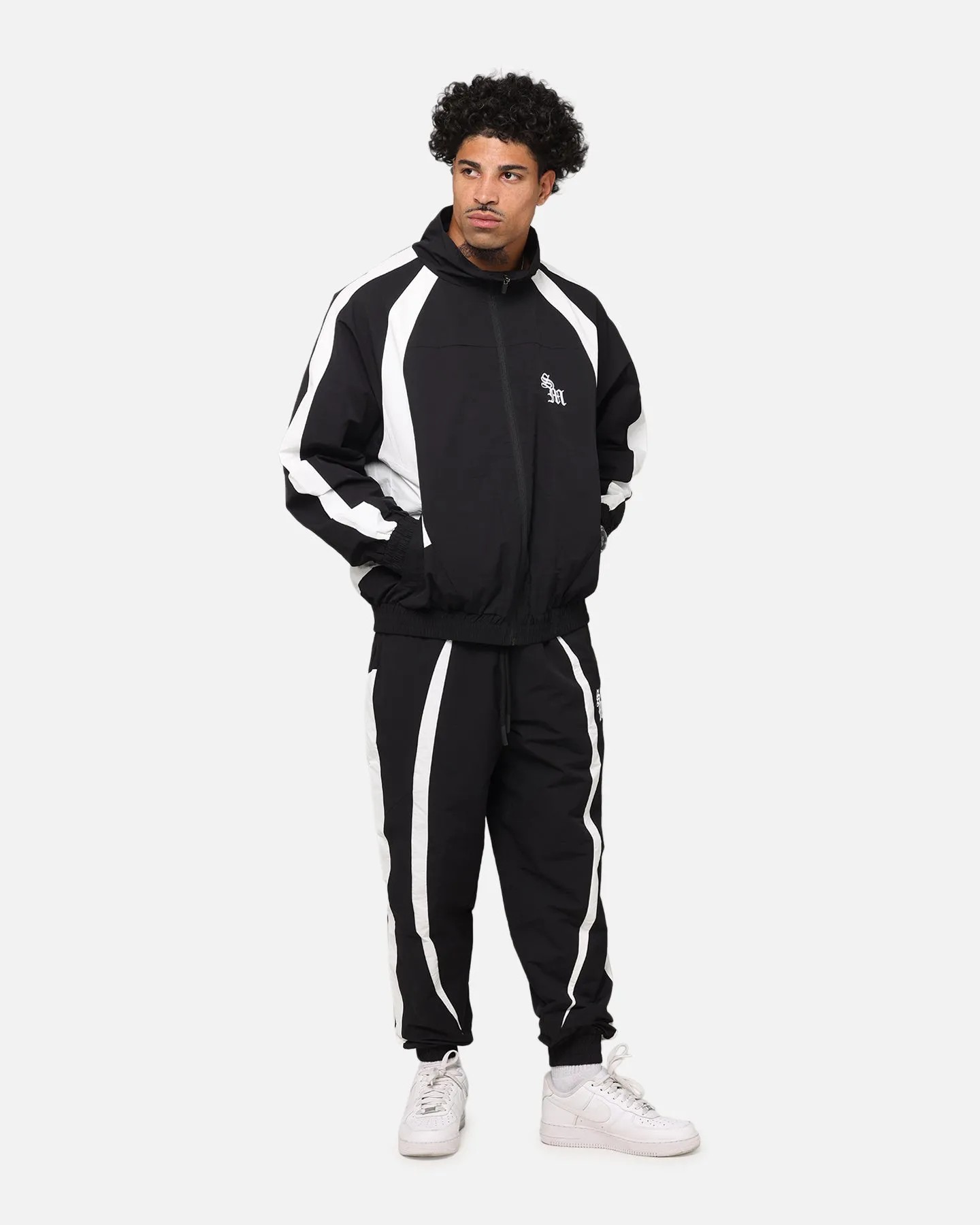 Saint Morta Oblivion Windbreaker Jacket Black/White All-Purpose Jacket Comb