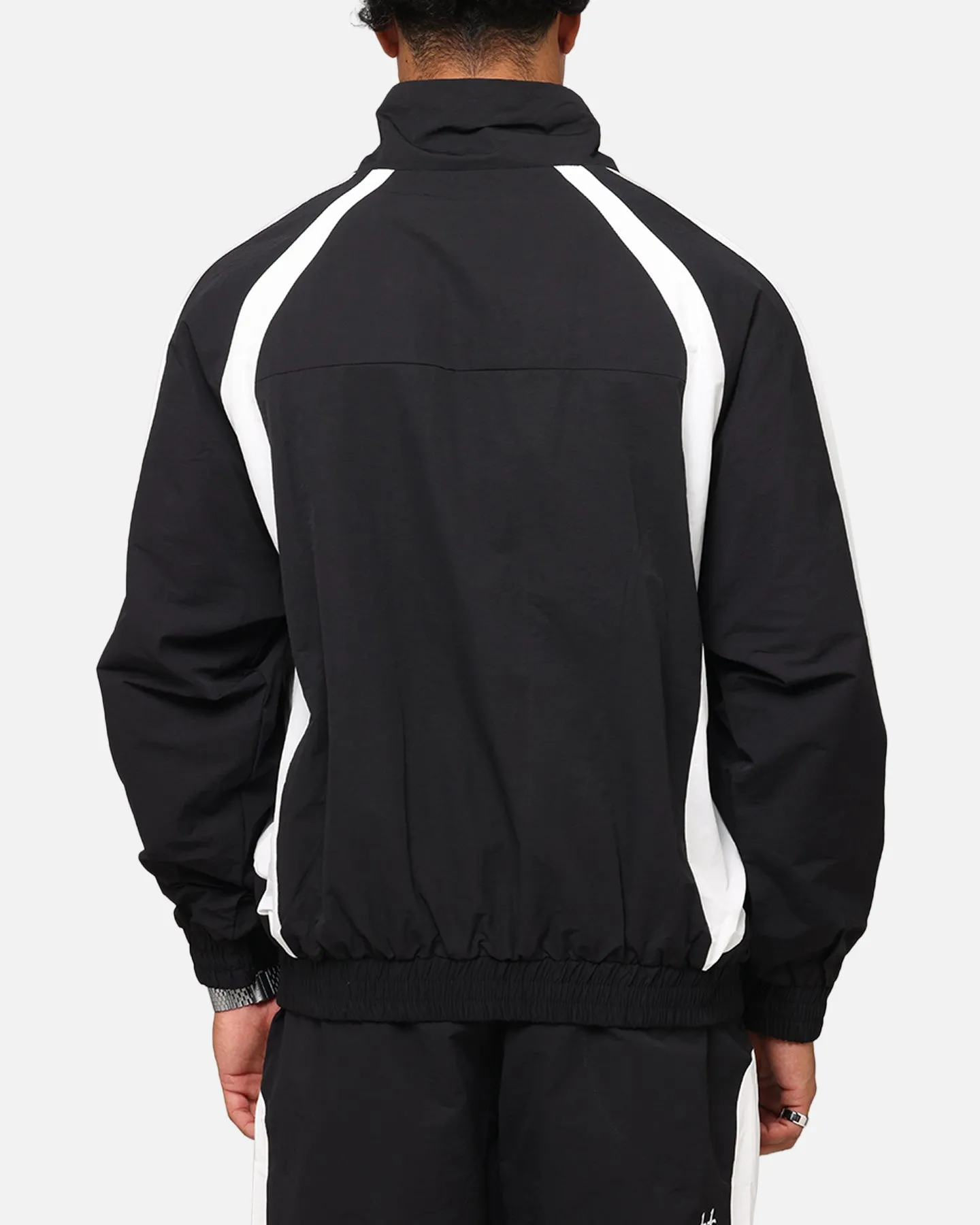 Saint Morta Oblivion Windbreaker Jacket Black/White Relaxed Motion Empathy