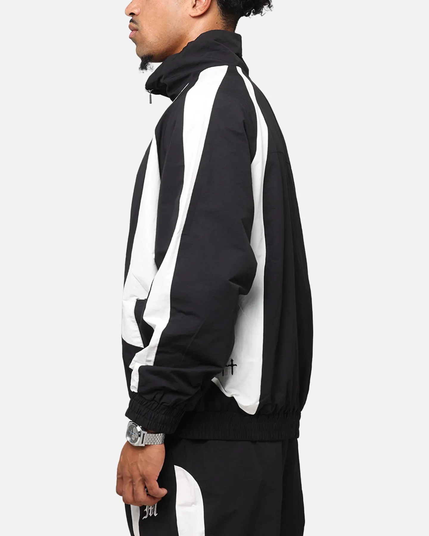 Saint Morta Oblivion Windbreaker Jacket Black/White Snag Free Surface