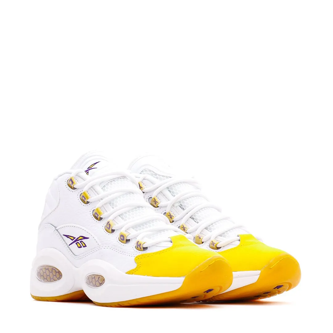 Maximum Flexibility Optimal Movement Reebok Classics Basketball Men Question Mid Allen Iverson Yellow Toe Core FX4278