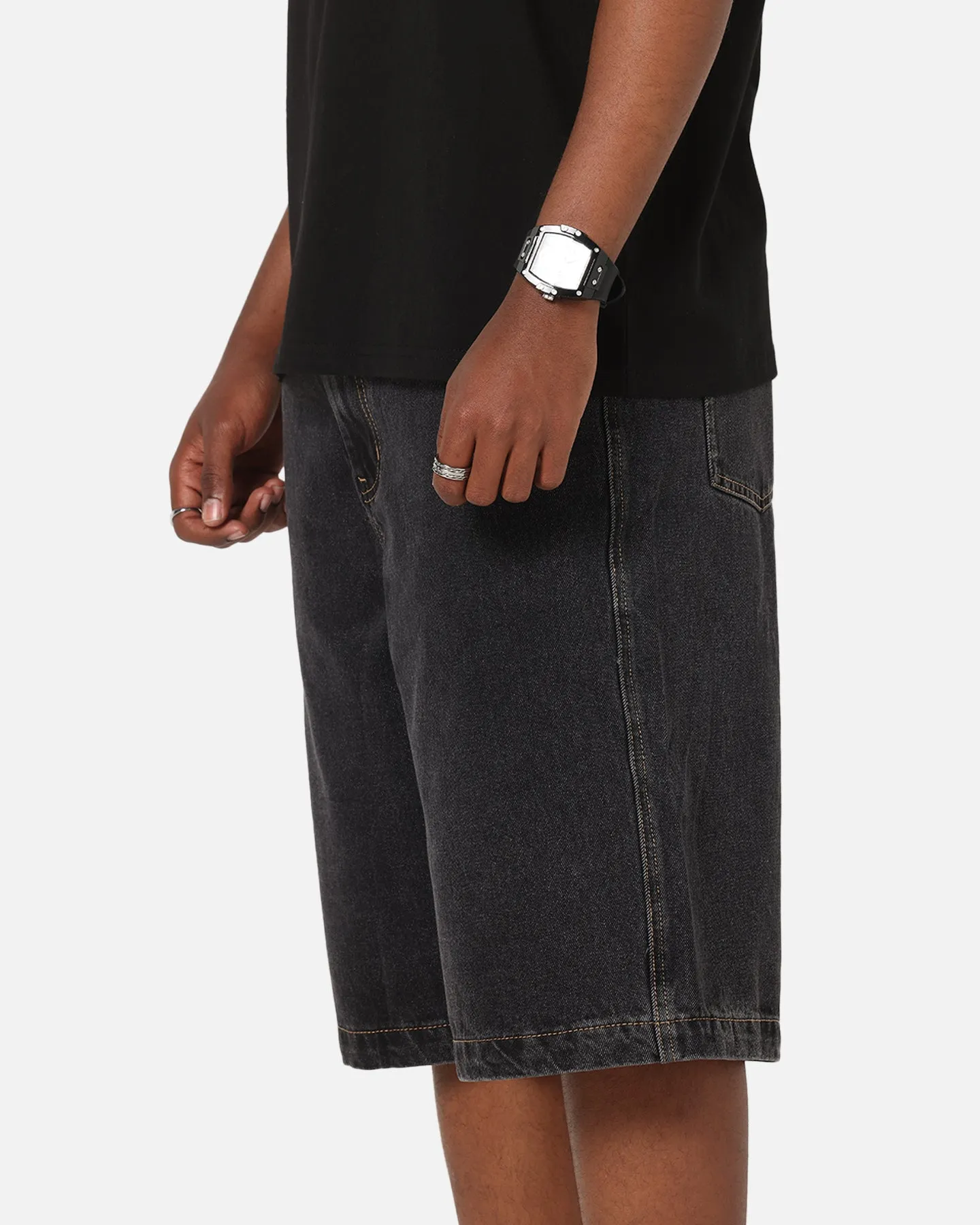Travel Ready Fit X-Large Bull Denim 91 Shorts Washed Black