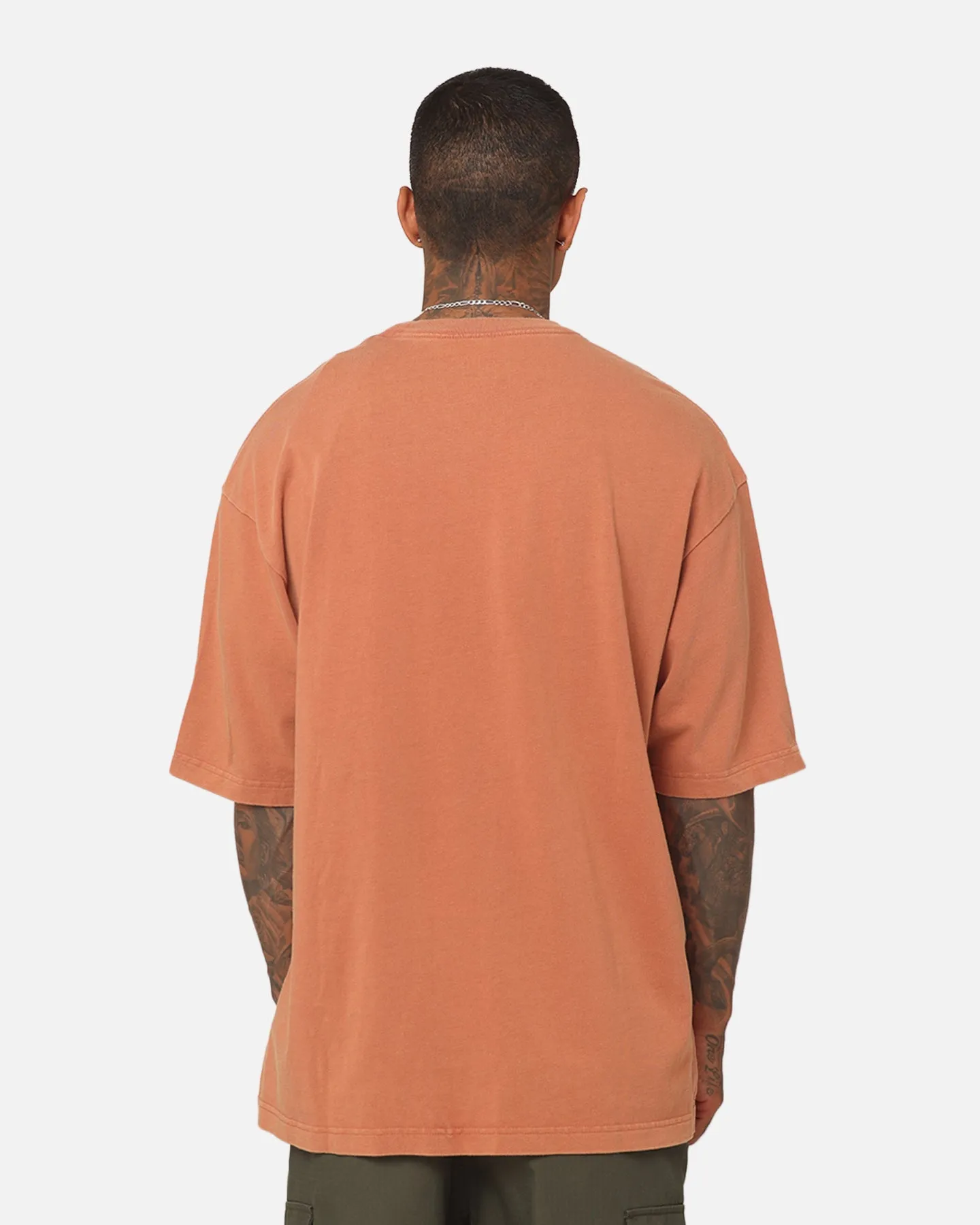 Unisex Fit ReinforcedHems Jordan Flight Essentials Oversized Crewneck T-Shirt Sky J Orange
