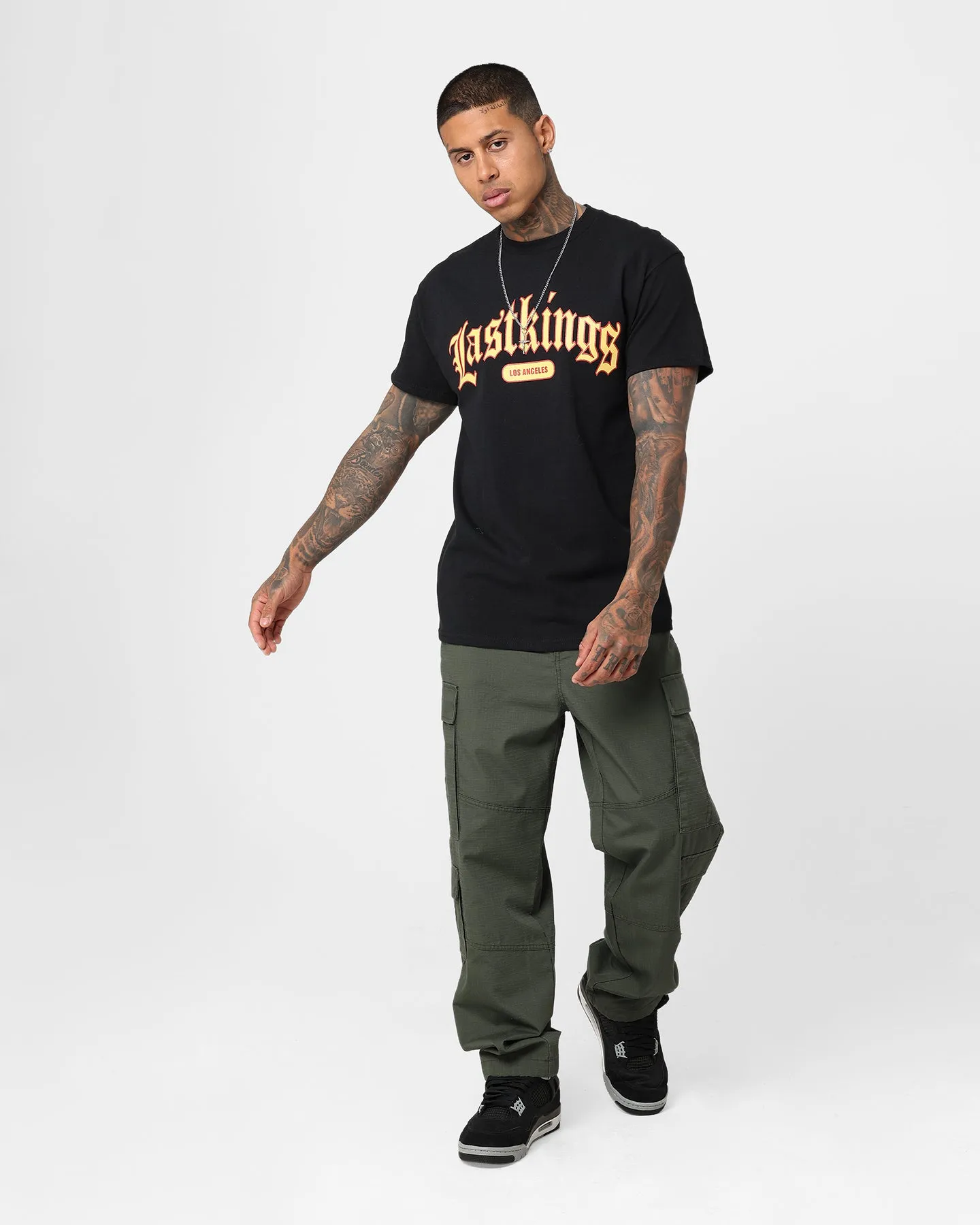 Last Kings Throwback T-Shirt Black Timeless Layer Fashion-Forward Look